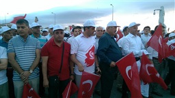 Sinop'ta 15 Temmuz Demokrasi ve Milli Birlik Günü etkinlikleri kapsamında Milli Birlik Yürüyüşü gerçekleştirildi